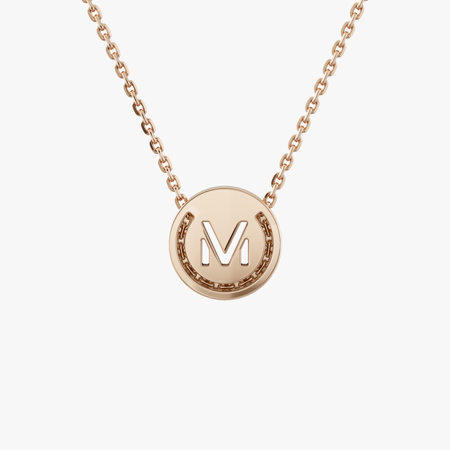 Alphabet Gold Necklace (M)